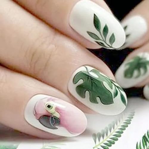 Miniatura 4 de Calcomanías para uñas, 68 hojas de bricolaje, exquisitas y bonitas, autoadhesivas, accesorios de decoración, arte en rodajas de flores, corazón,