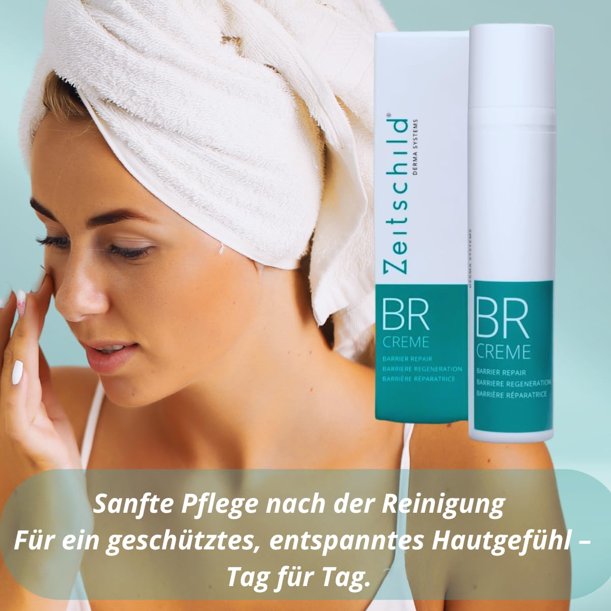 Barrier Repair Creme I per la cura intensiva, la rigenerazione e la protezione della pelle particolarmente sensibile, effetto antinfiammatorio se applicato su corpo e viso I 100 ml