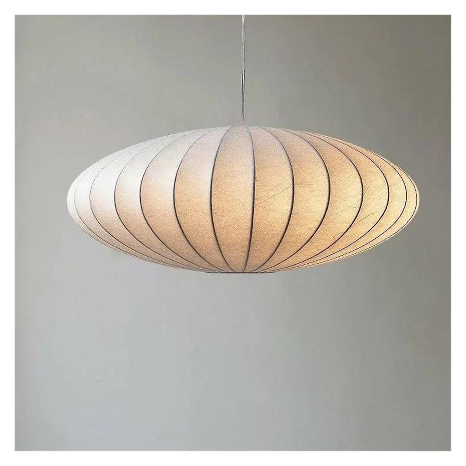 SYAXVOM Chandelier Japanese Style Silk Lamp Minimalist Artistic Conception Home Decoration Living Room Bedroom Single Head Lantern Chandeliers