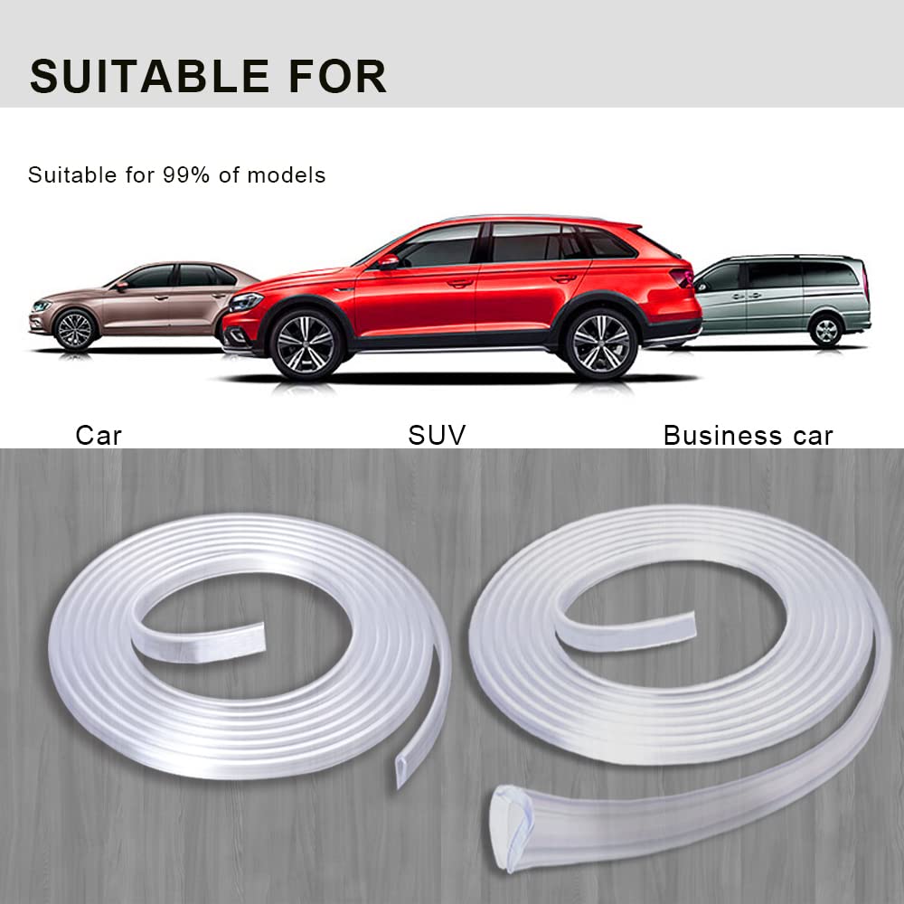 Auto Kantenschutz 5m - T-Typ Gummidichtung Für Türkanten & Stoßstangen | Schutz Vor Beschädigungen