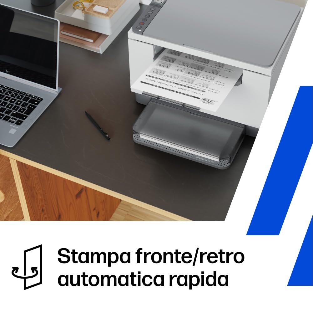 HP LaserJet M234dw Stampante Multifunzione A4 Bianco e Nero 29 ppm USB Wi-Fi Ethernet Schermo LCD Grigia