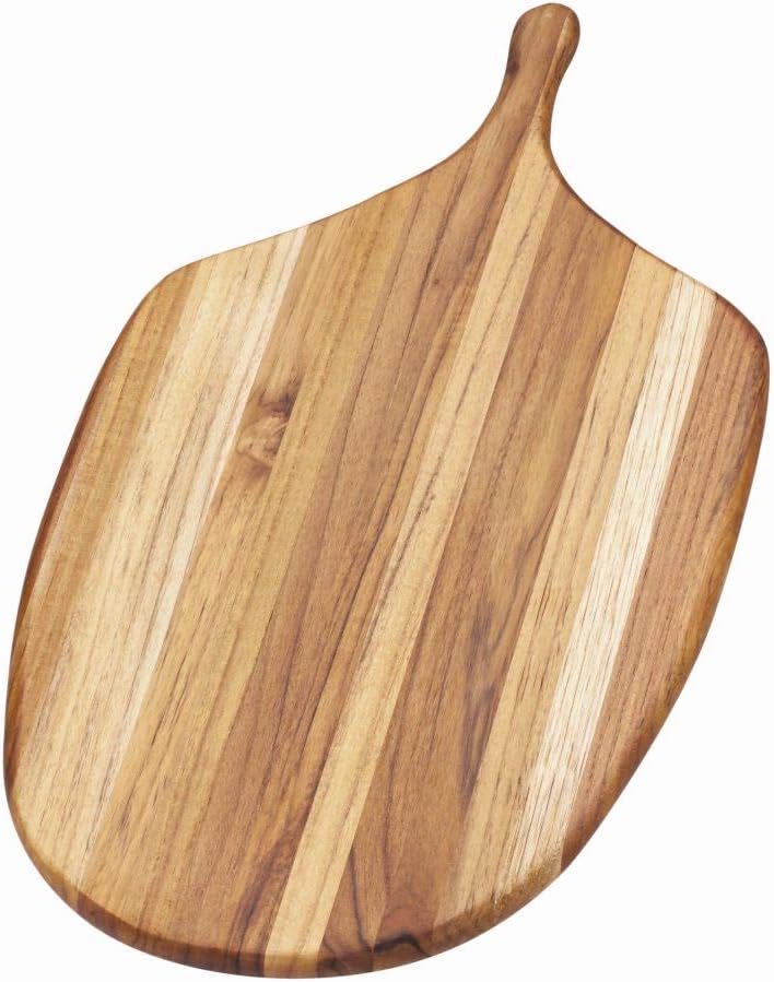 TeakHaus 21.5 x 11 Inch Canoe Paddle Serving Board