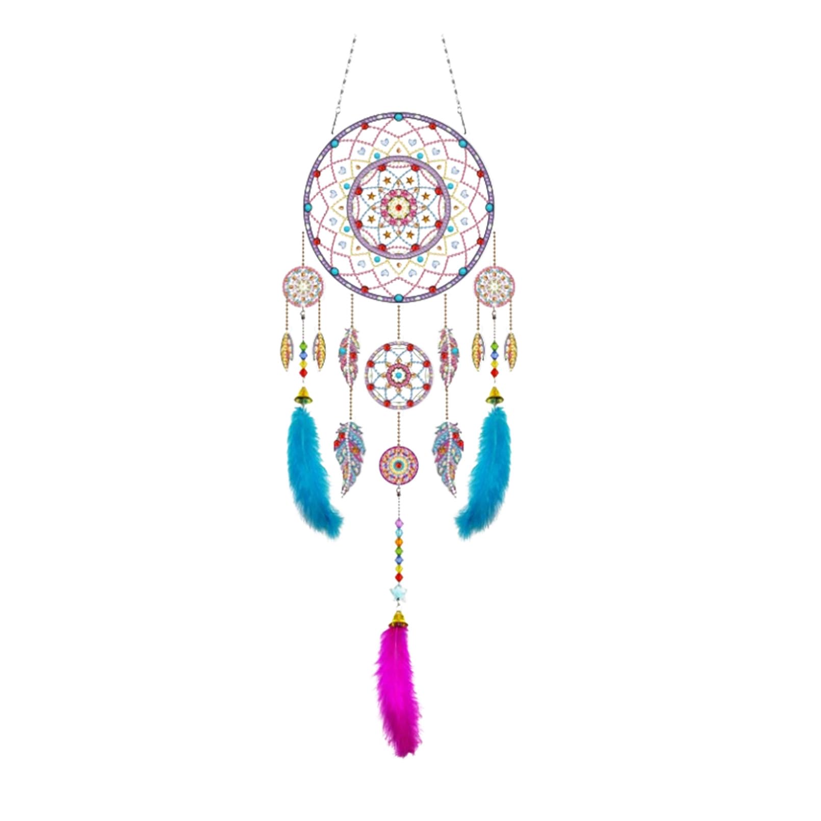 Kit Cadeau Artisanat DIY diamant peinture carillon 5D pour anniversaire et fêtes de famille