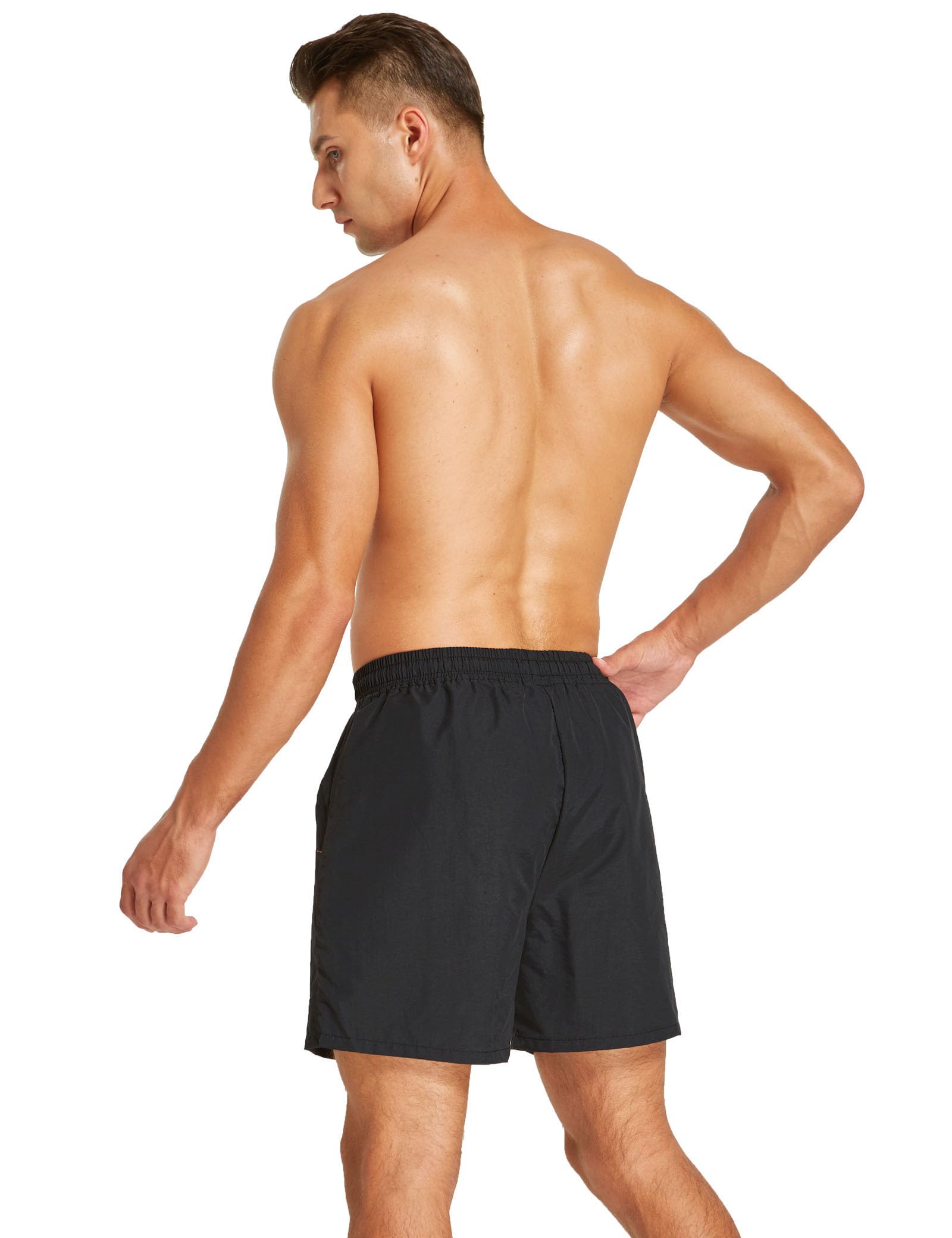 JustSun Costume Uomo Mare con Tasche Zip Surf Impermeabile Asciugatura Rapida con Fodera in Mesh