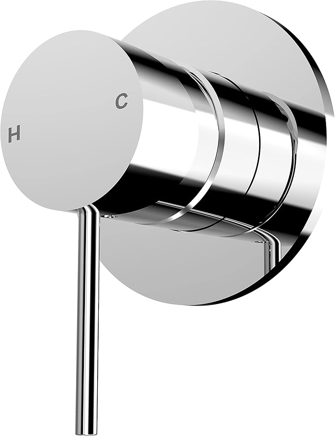 ZUKKI Shower Knobs Wall Mount Manual Bathroom Concealed Shower Mixer