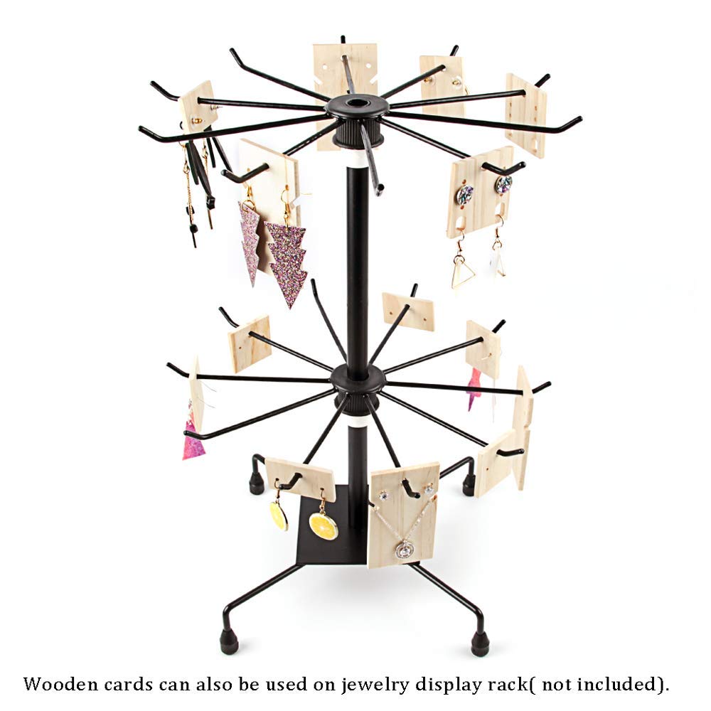 Amazon｜DesignSter 木製ジュエリーディスプレイセット – 20個