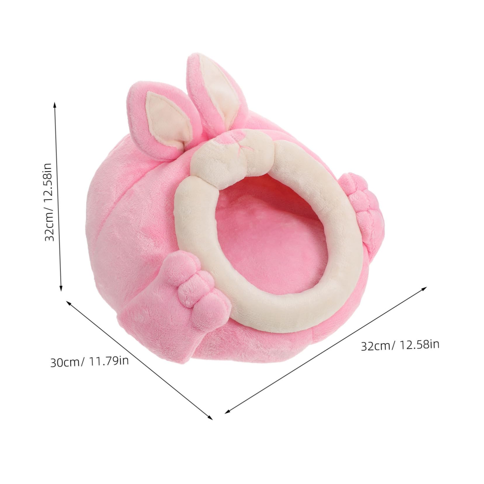 Toyvian Maison pour Hamster Abri Chaud et Confortable Lit pour Petits Animaux Nid Douillet pour Hamster Cachette Pratique pour Animaux de Compagnie