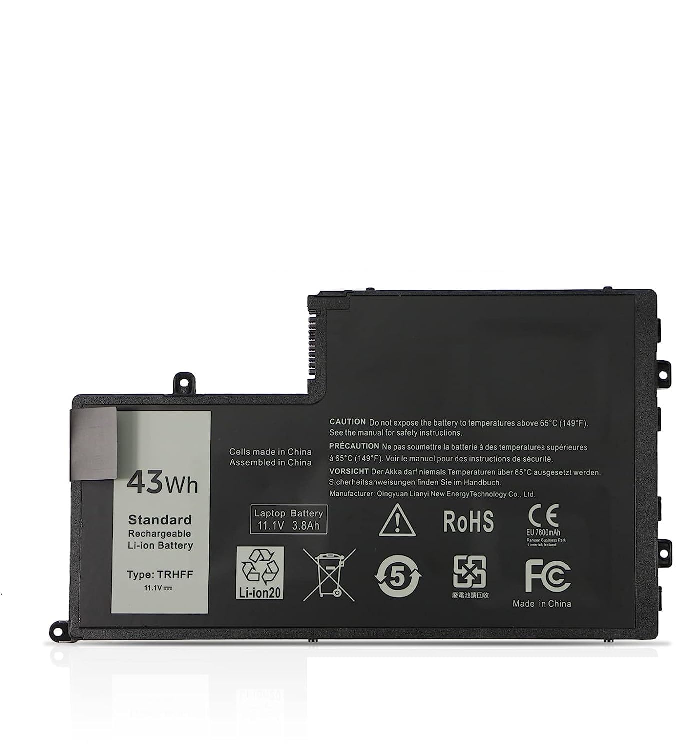 WISTAR 5547/TRHFF Laptop Battery for Dell Latitude 3450 3550 i5547-3750SLV Latitude 14 3450 15 3550 E3450 E3550 DL011307-PRR13G01 1V2F6 0PD19 P39F Laptop Battery-image-34