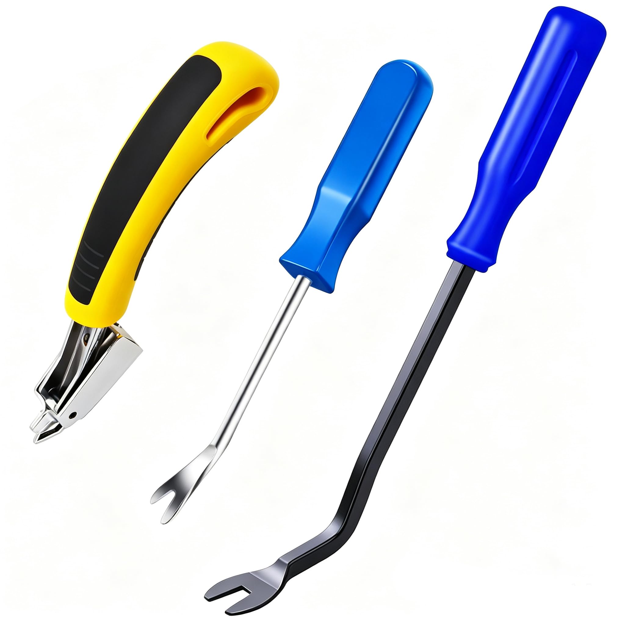 3Pcs Heavy Duty Upholstery and Construction Staple Remover