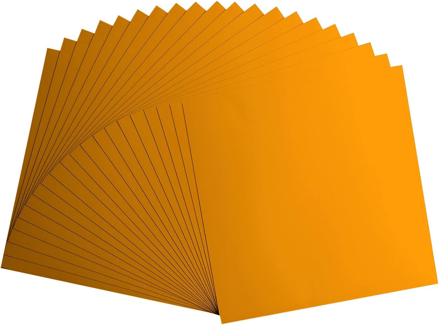 Vaessen Creative Florence Smooth Cardstock, Mango Orange, 216 grams, 12x12 inches, 20 Sheets, for Scrapbooking, Card Making, Die Cutting and other Paper Crafts, 30.5 x 30.5 cm