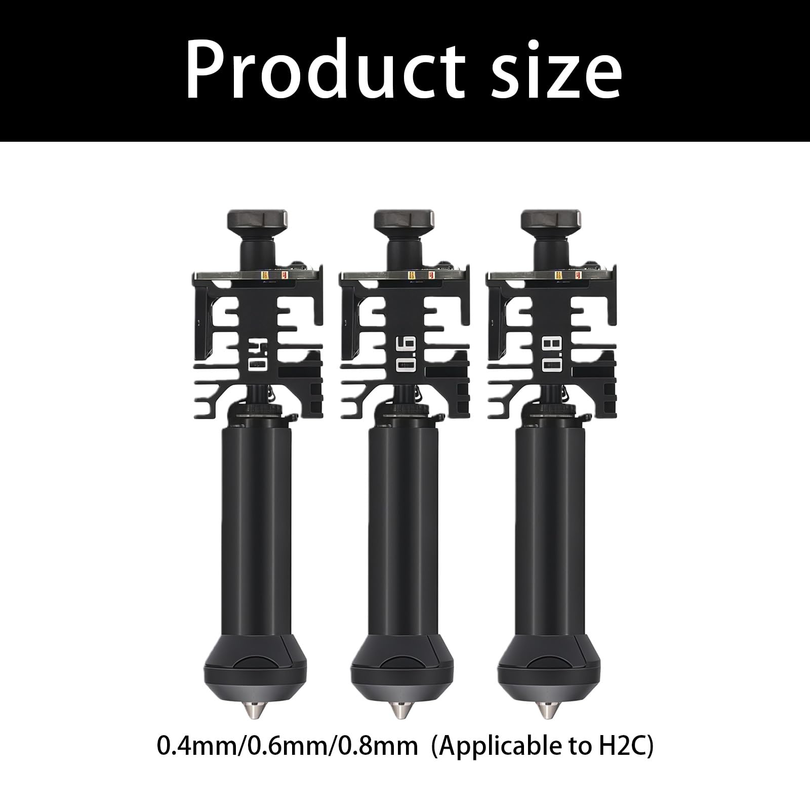 Hotend para impresora 3D precisa con boquilla templada que soporta varios filamentos para impresora H2C de laboratorio