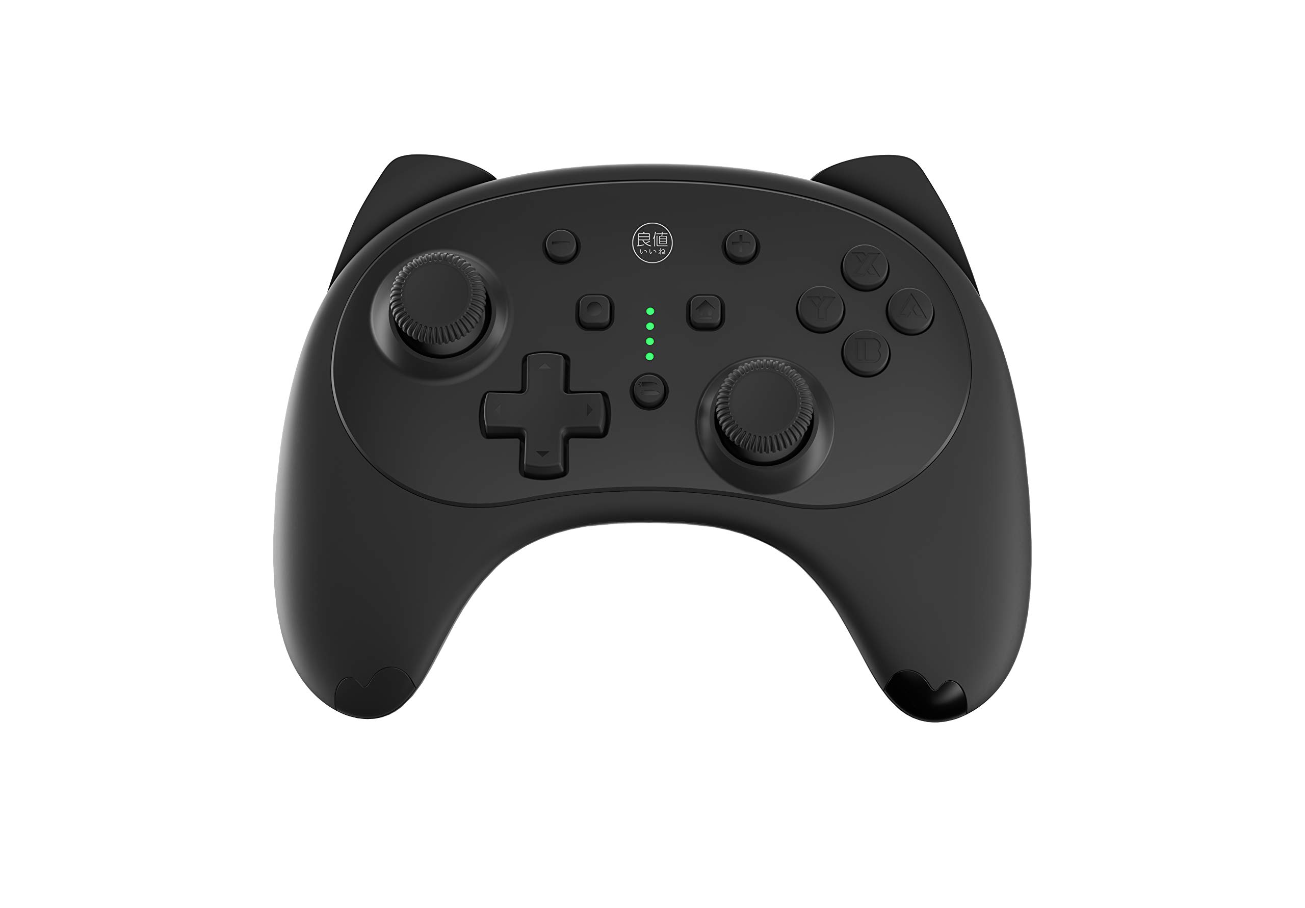 IINE Cartoon Kitten Wireless Controller for Nintendo Switch/Lite Black,Small Size