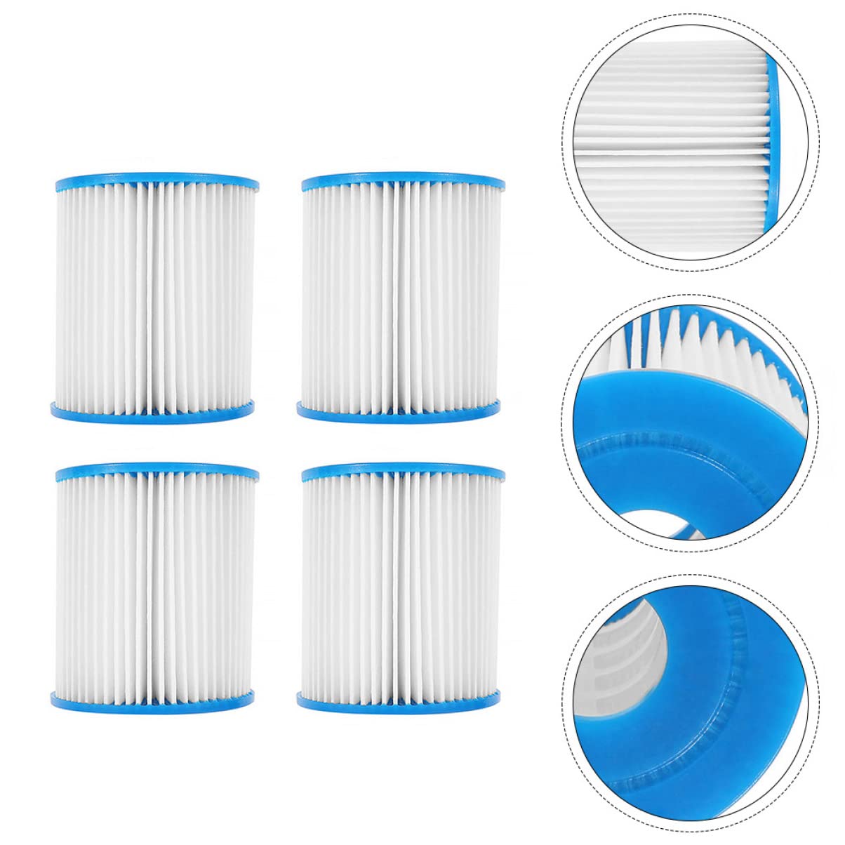 BESTonZON 2 Series De Filtro De Repuesto para Piscina De Compatible con Bomba De Agua De De Limpiar Y Mantener para Equipos 4 Piezas X 2