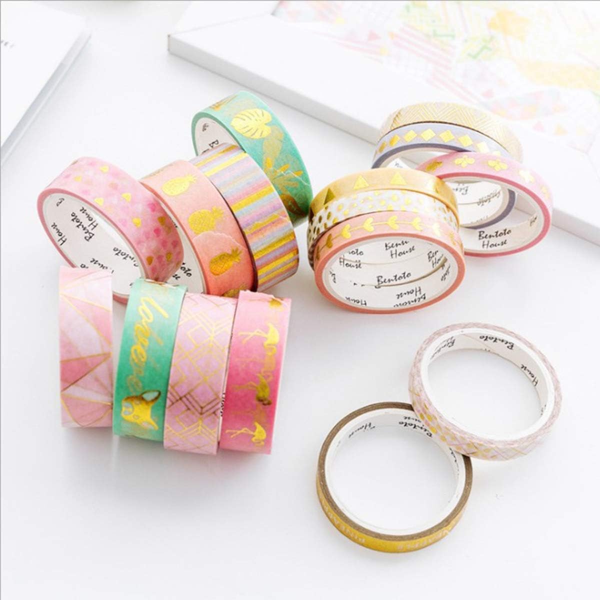 Blасk Frіdау - 40% оƒƒ YUBBAEX 16 Rolls Washi Tape IG Style Masking Set Gold Foil Decorative for Arts, DIY Crafts, Journal Supplies, Planners, Scrapbooking, Wrapping Rainbow -Cute- (IG Set 16 Rolls) Bеѕt Cуbеr Dеаlѕ 🔥 YUBBAEX 16 Rolls Washi Tape IG Style Masking Set Gold Foil Decorative for Arts, DIY Crafts, Journal Supplies, Planners, Scrapbooking, Wrapping Rainbow -Cute- (IG Set 16 Rolls)