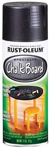 Rust-Oleum 1913830 espray de tiza negro Spray Black 11 onzas 1913830