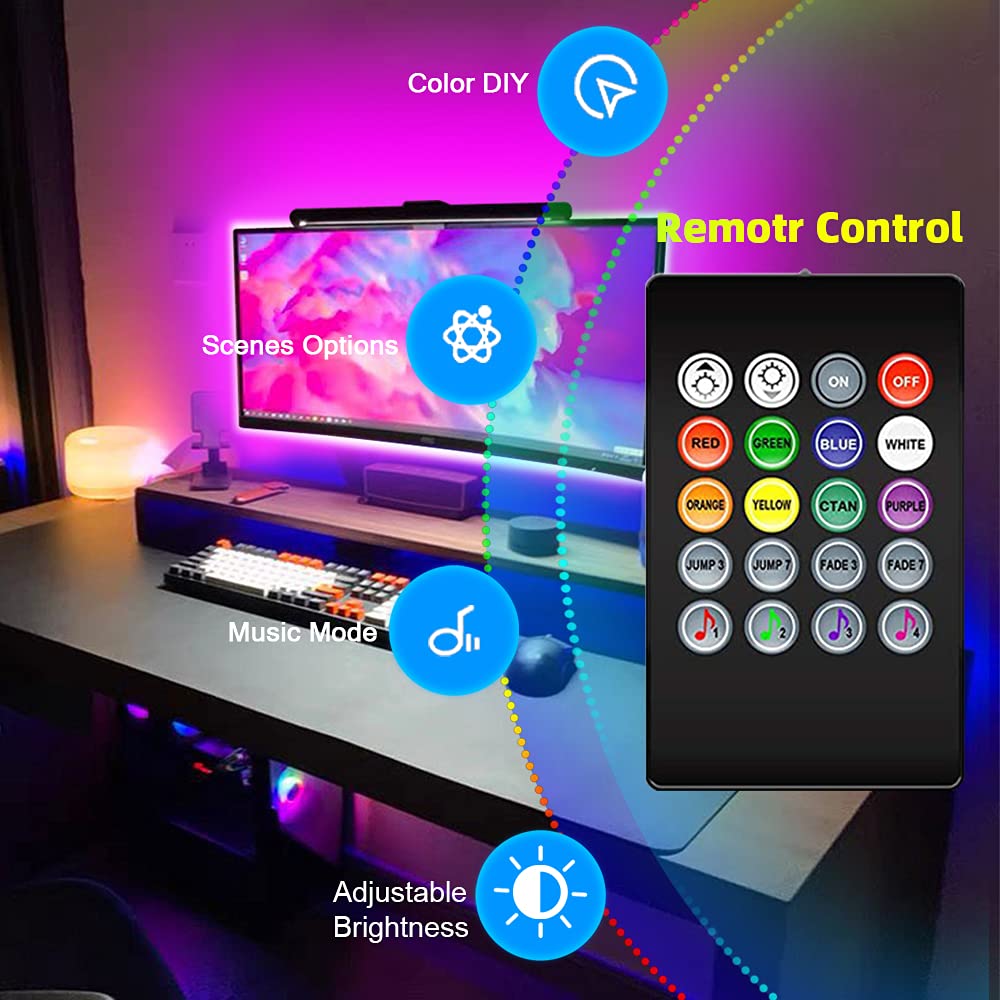 Amazon.com: 9.8 Ft Led Strip TV Backlight Kit Usb Backlight Bendable NO  NEED TO CUT Music Sync Color Changing LED Strip Lights with IR Remote  Flexible Led Lights for 40-60Inch TV PC
