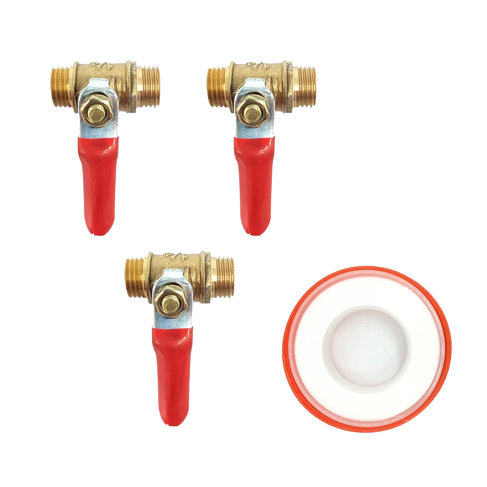 See full amazon price history chart for 3 pcs 1/4in 112C10 Ball valve with external thread at both ends Brass Ball Valve – Lead-Free Brass Valve, G thread,PEX, CPVC, PE-RT, HDPE 3 pcs 1/4in 112C10 Ball valve with external thread at both ends Brass Ball Valve – Lead-Free Brass Valve, G thread,PEX, CPVC, PE-RT, HDPE (B095WQ3TBM) Amazon Price History, Amazon Price Tracker
