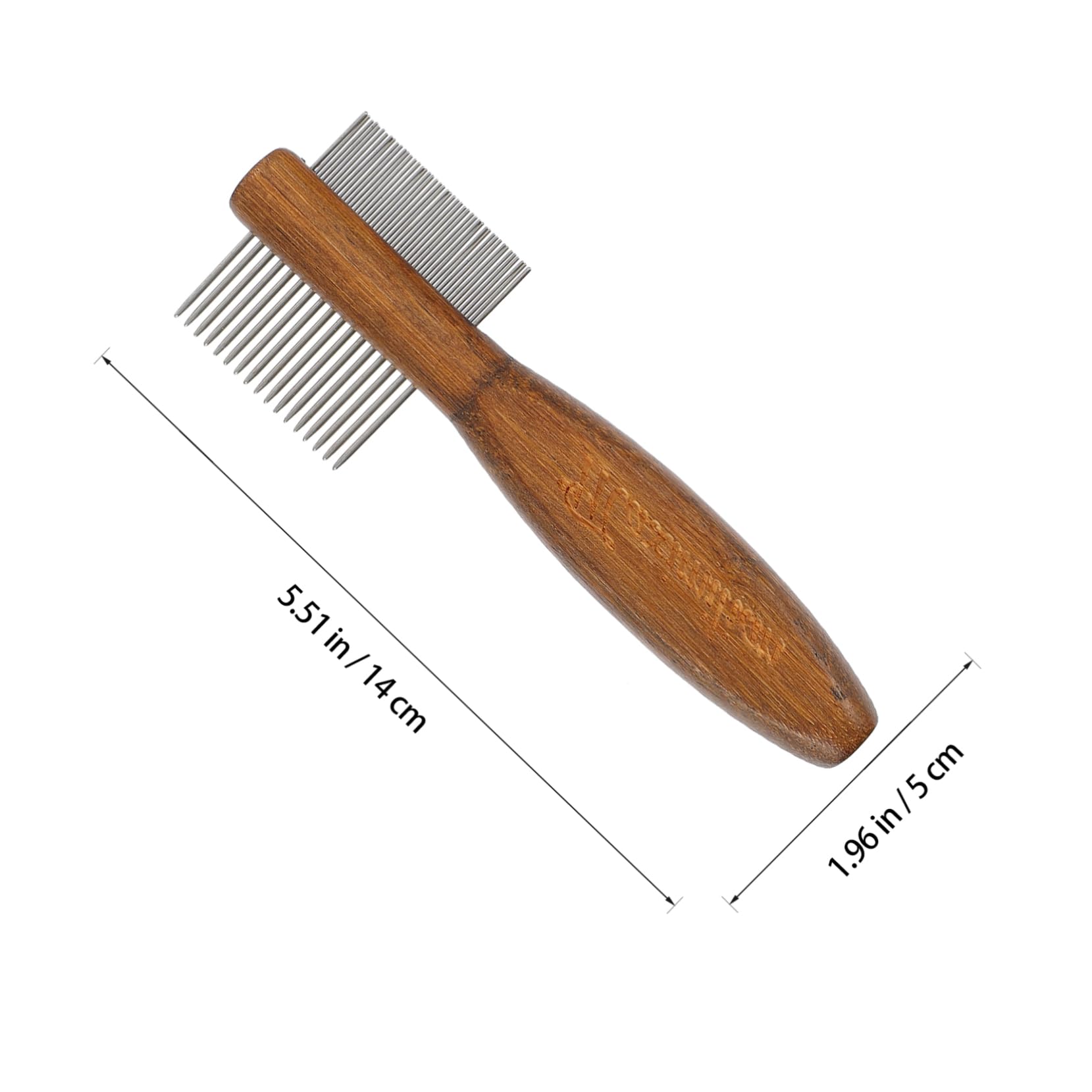 Happyyami 3piezas Peine De Mascotas Para Perros y Gatos Cepillo Deshedding De Doble Mango Ergonómico Herramienta De Cuidado y Limpieza Para Eliminar Pelo Muerto y Flotante