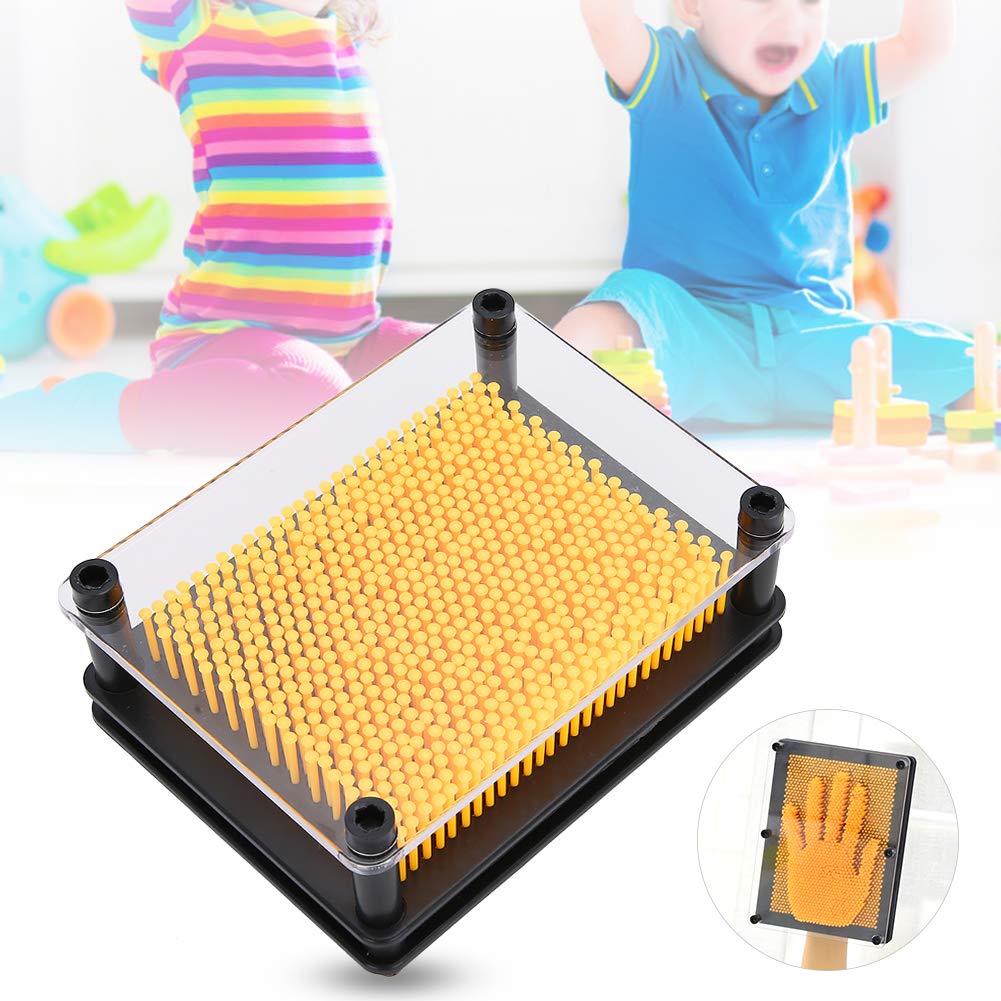 Giocattolo da Gioco 3D Pin Art, Bacheca in Plastica Impressione Scultura Ad Ago Giocattoli a Forma di Mano Modello Clone Sollievo Dallo Stress Giocattoli da Scrivania Decorazioni