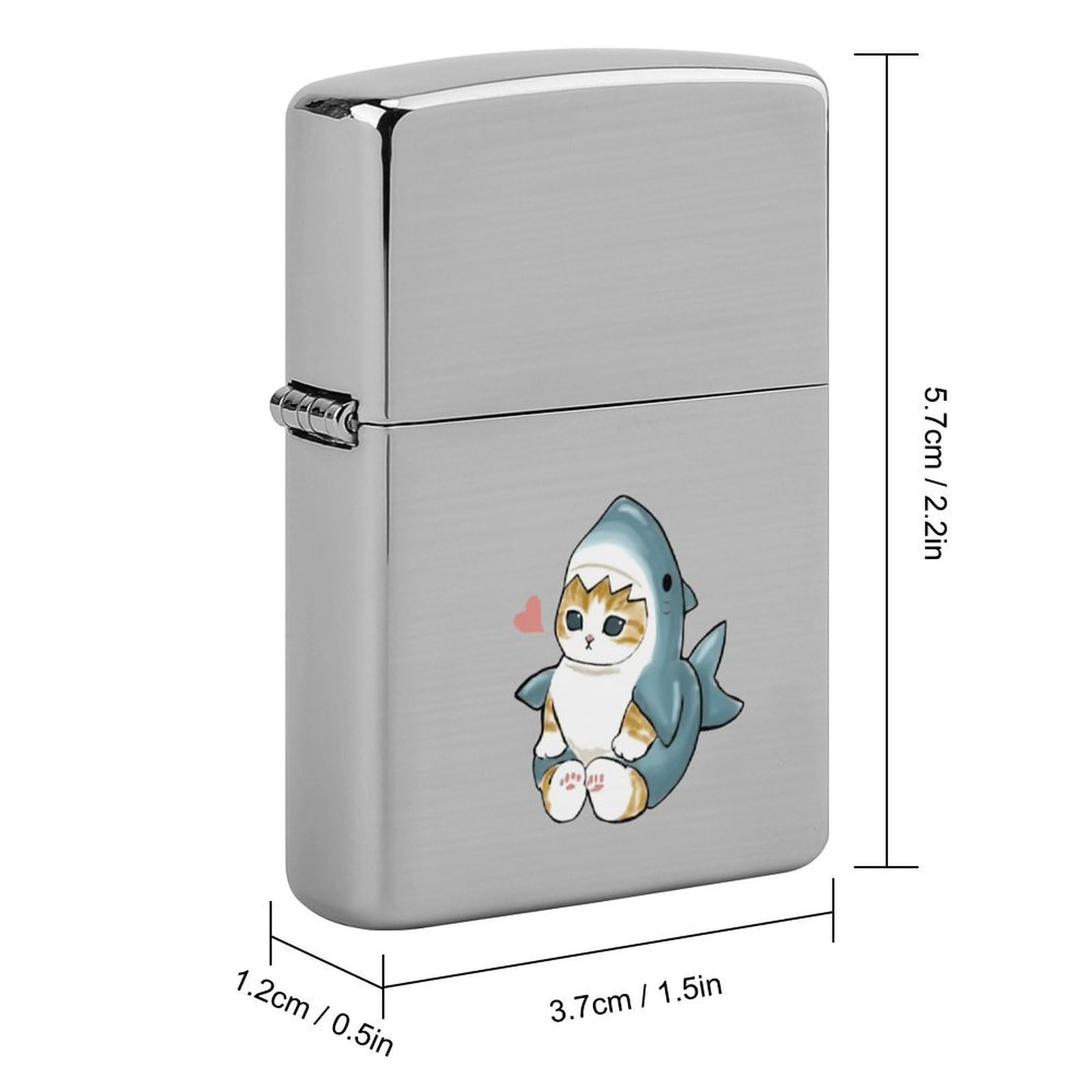 Amazon.co.jp: 銅製ライターケース 銅製Mofusand サメ×にゃん Zippo
