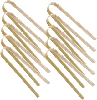 VANZACK 10Pcs Grill Tongs Heat-resistant Anti-slip Toast Supplies Multi-function Kitchen Cooking Clips for Bbq Baking and Serving