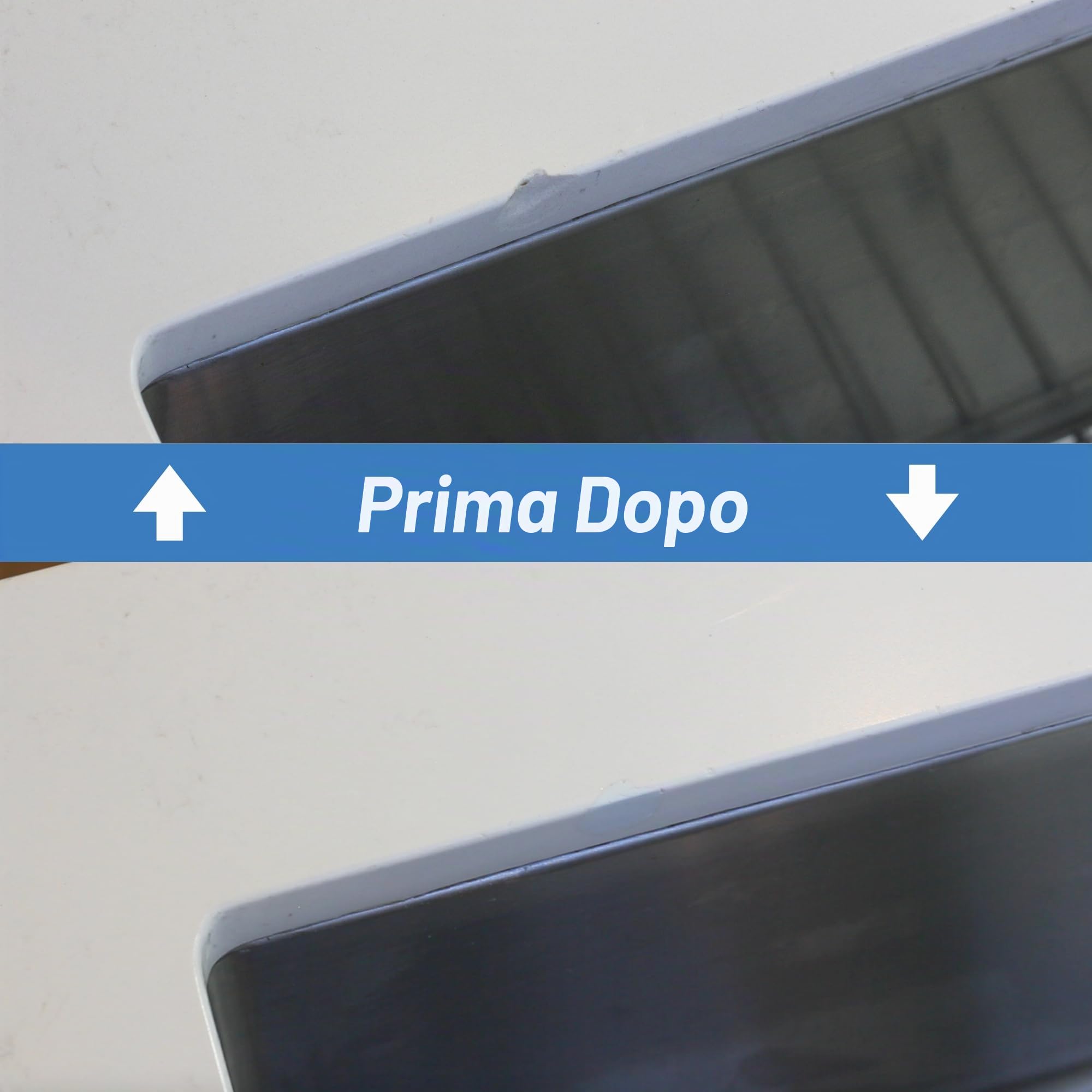 Bianco – Kit di riparazione migliorato per marmo, piastrelle, ghisa minerale, ceramica, porcellana, quarzo – scheggiature e danni superficiali – HIMG Surface Repair