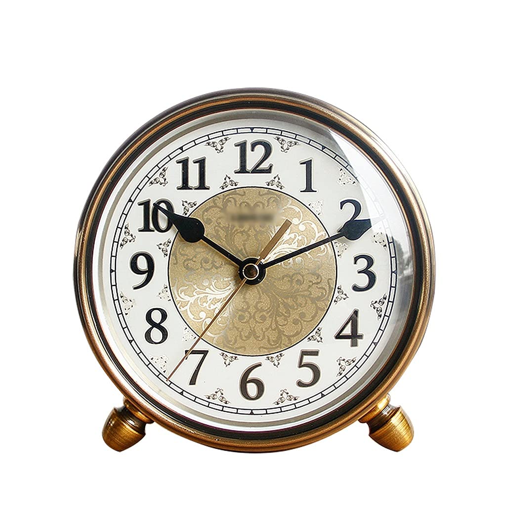 Reloj de Mesa para Sala de Estar y Decoración del Hogar JFDBGU de Metal
