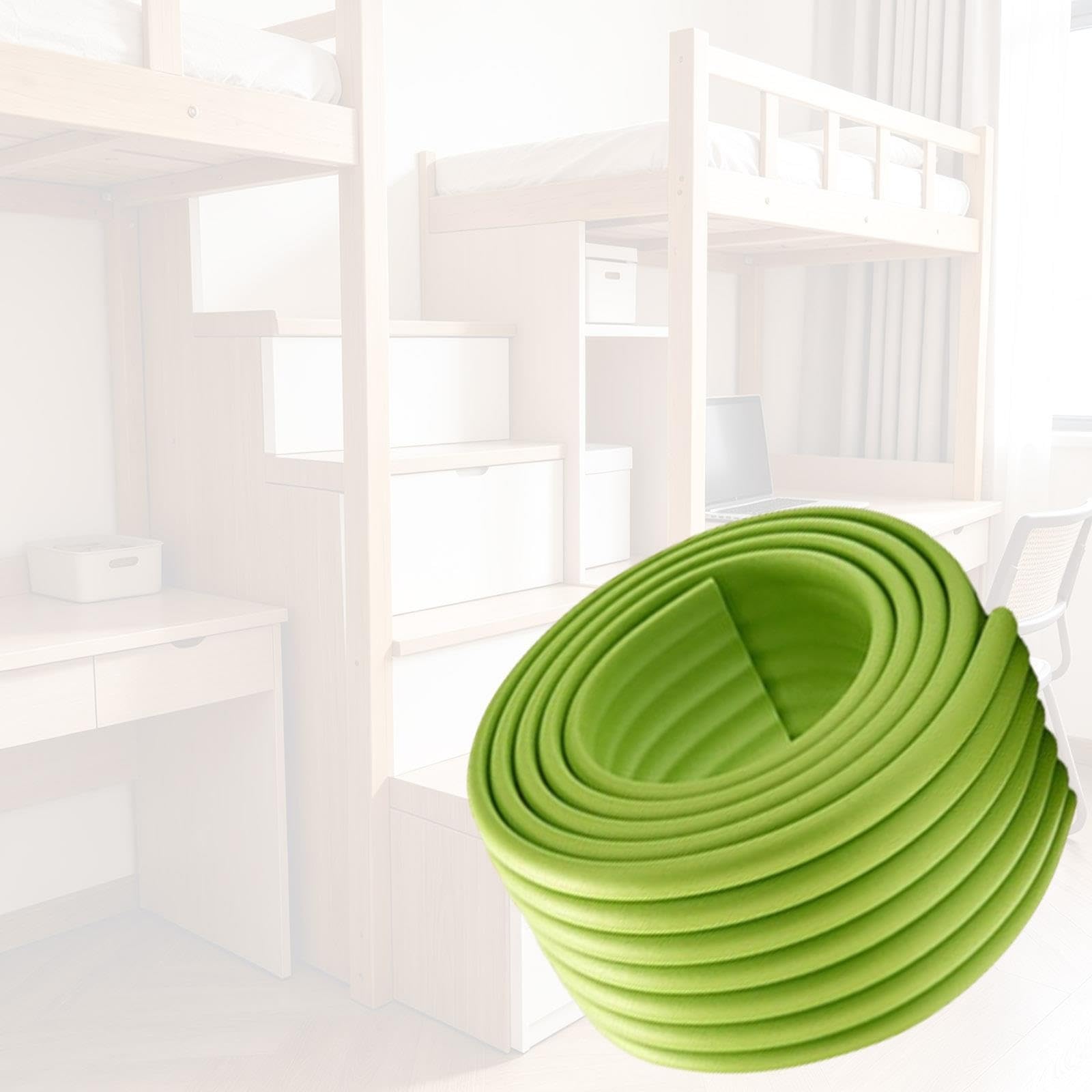 Stair treads Almohadillas De Escalera para Literas Verde, Protector Borde Extra Ancho Suave con Peldaños De Tracción, Peldaños Tracción para Escalones(A - 2PCS)