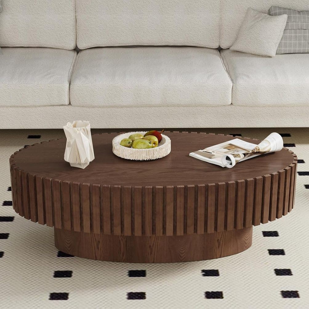 ZUOWENYG 43 inch Oval Coffee Table