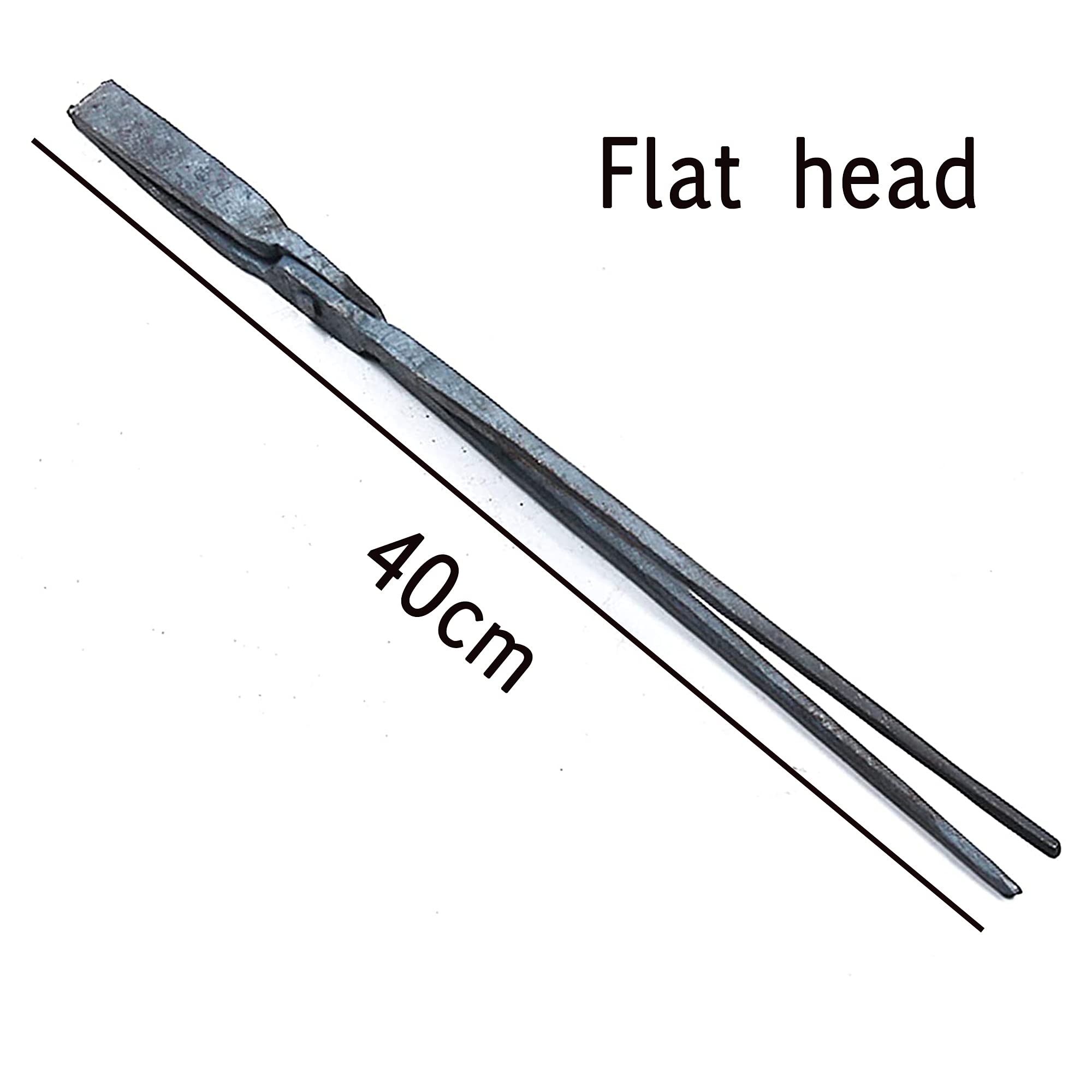 Pince de Fabrication Couteaux Pince Forgeron 37cm -100cm Longueur Pince Plate Pince Forgeron Étau à Enclume pour ingénieur Forge de Forgeron