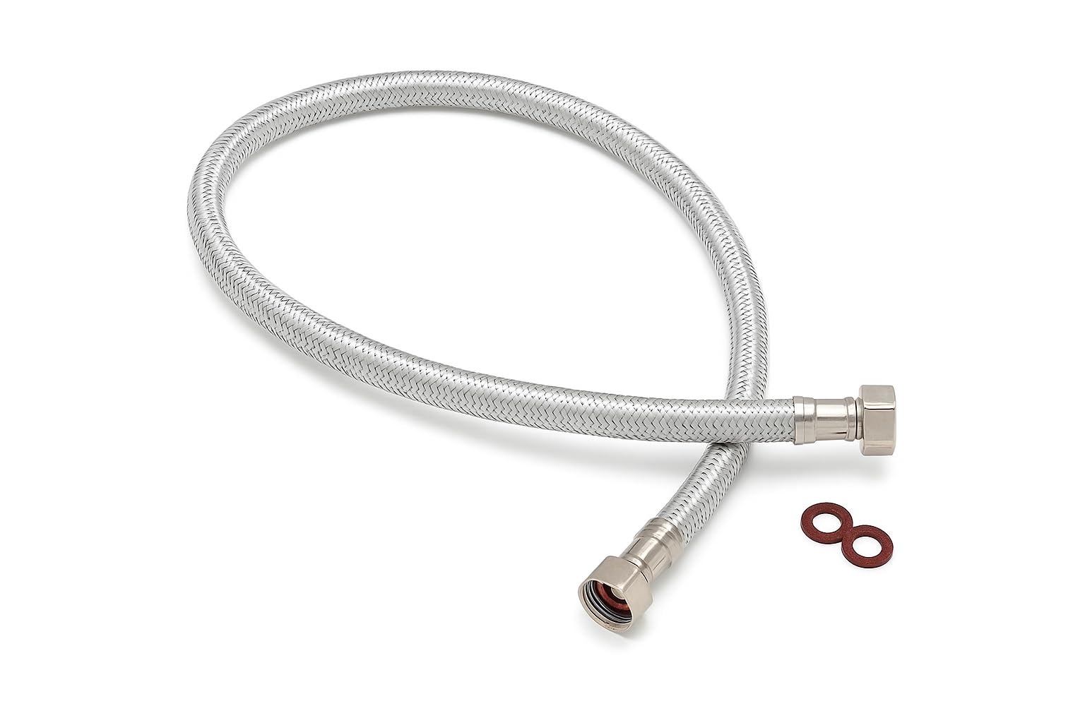 UZMAN Tuyau de douche Gastro 100 cm avec protection spéciale anti-torsion – Raccords standard 1/2" avec joints Tuyau de rechange pour cuisine et restauration