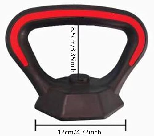 Miniatura 3 de 2025 Mango de pesas rusas ajustable 2 en 1 con soporte y adaptador de placa de peso, barra de entrenamiento de fuerza portátil para gimnasio en