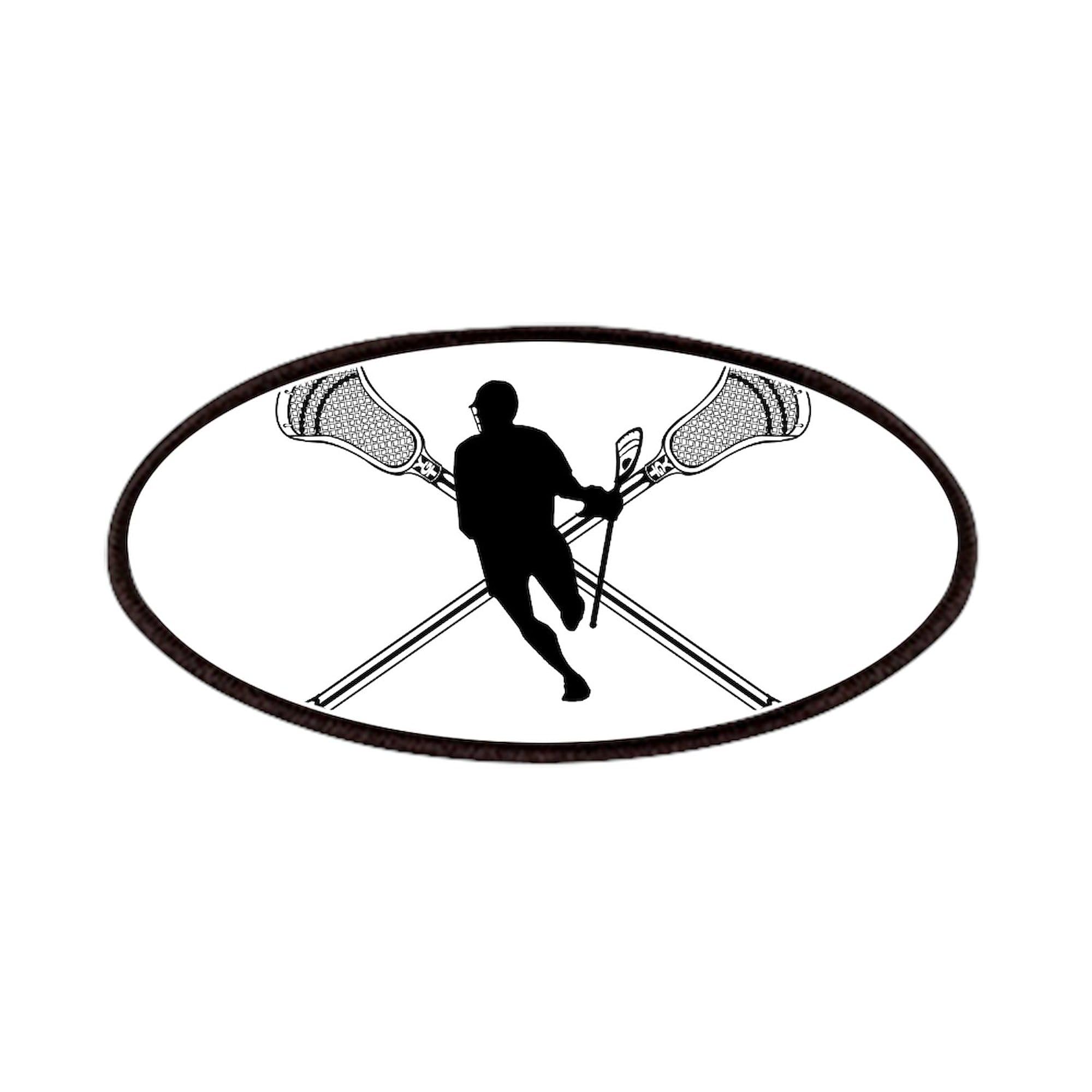 CafePress Lacrosse Attackman Patches 4