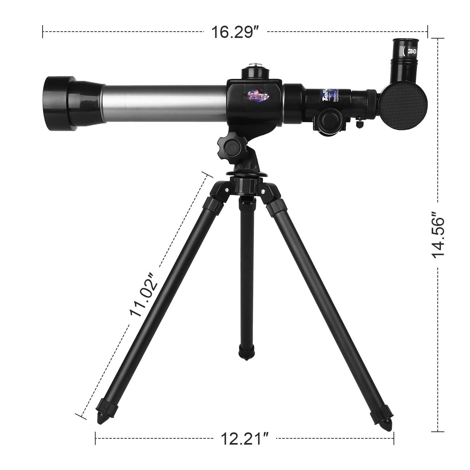 Teleskopy dla dzieci, 20 x 30 x 40 x, powiększenie, teleskop astronomiczny ze statywem, przenośny teleskop do obserwacji gwiazd, edukacyjna, edukacyjna, edukacyjna, zabawka, teleskop dla