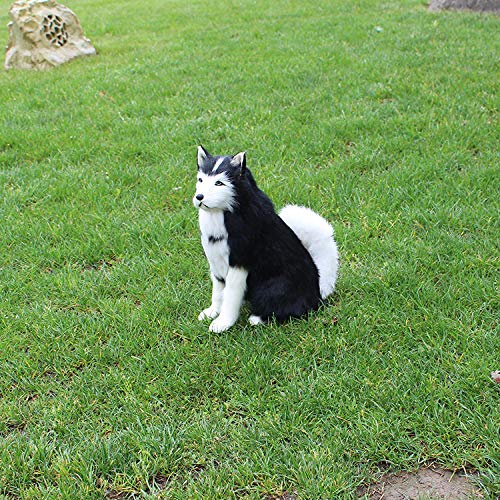 Cadeau d'anniversaire famille statue de chien KELIEQA figurines ornements de simulation D