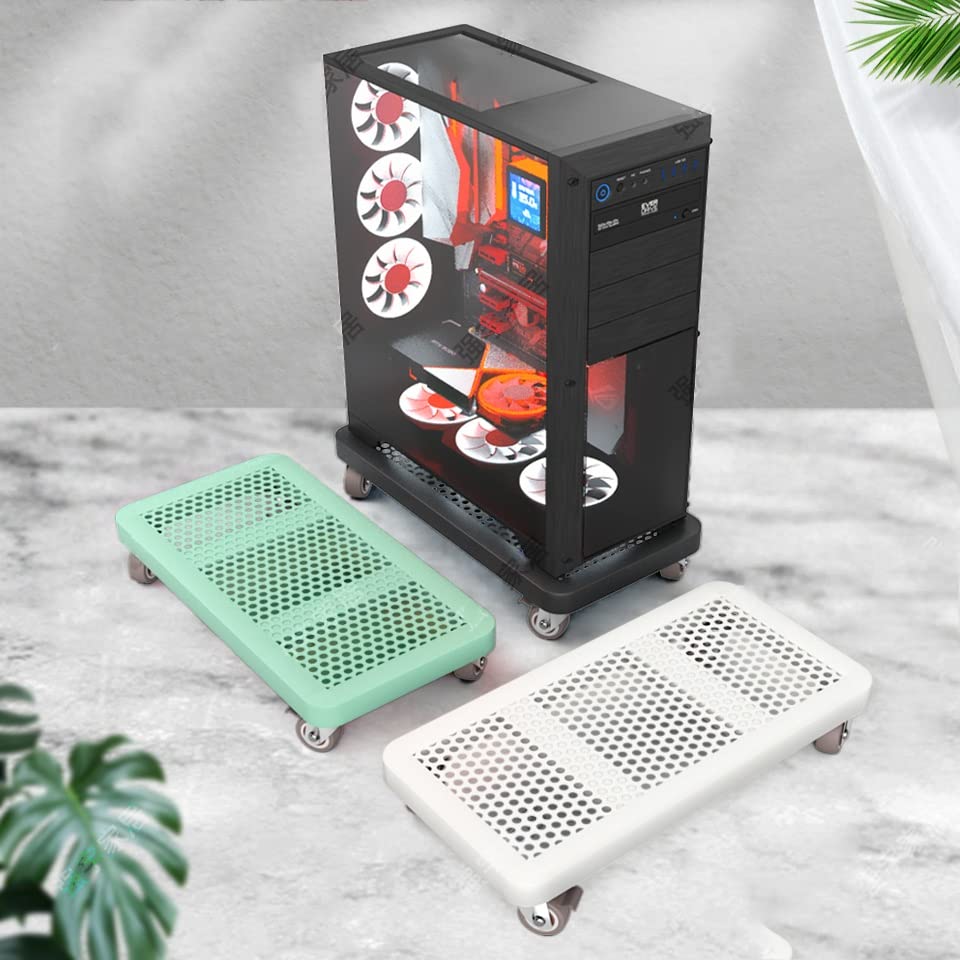 Soporte para CPU Torre Móvil para PC con Ruedas, Soporte para CPU con Ruedas Bloqueables Bajo Escritorio, Base para Torre de Computadora para Hogar y Oficina miniatura 6