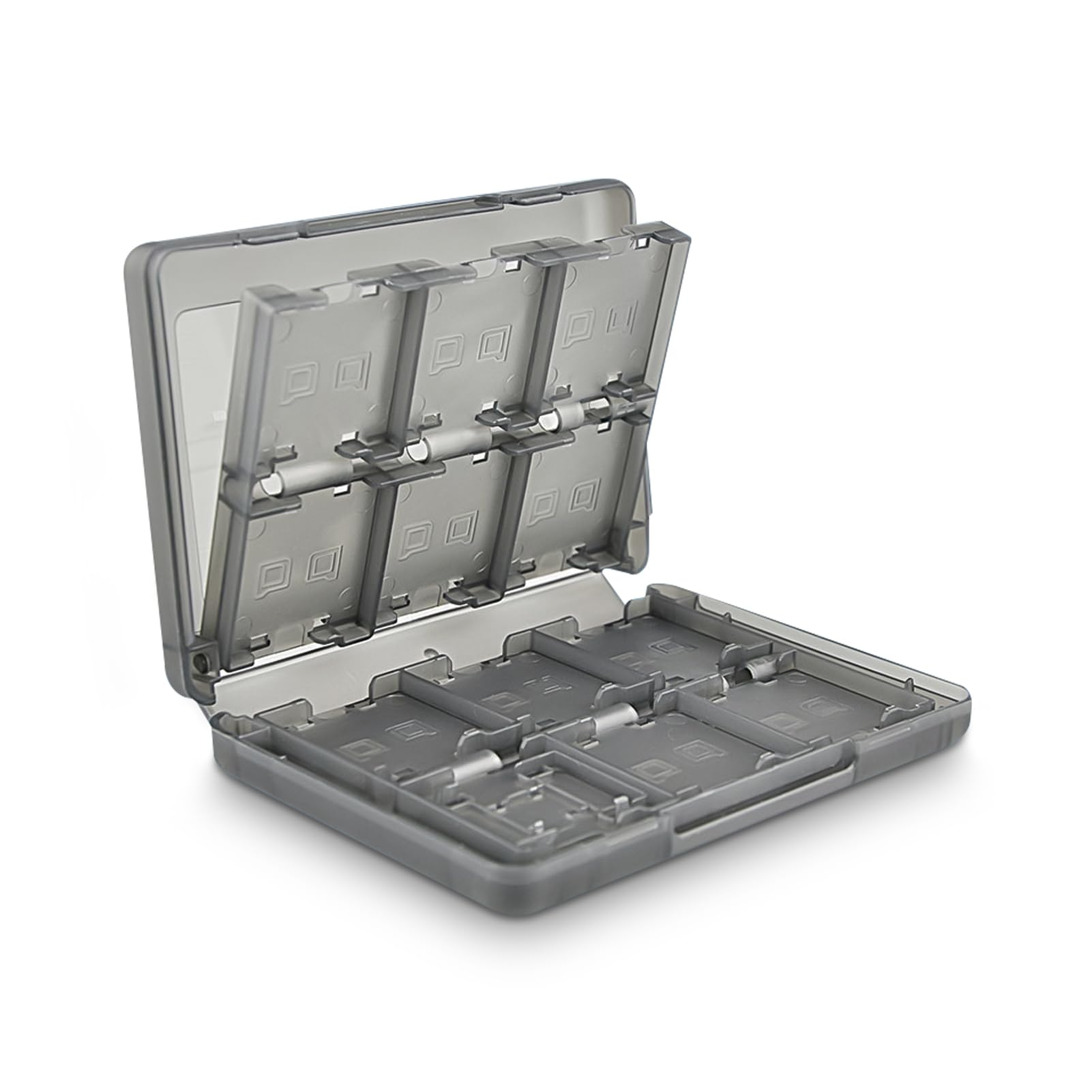 Przenośny uchwyt do gry na 22 gry, torba do przechowywania kart do Nintendo DS/2DS/3DS, 2 karty SD, 2 karty micro SD/TF i 2 stylusy, system ochrony długopisów