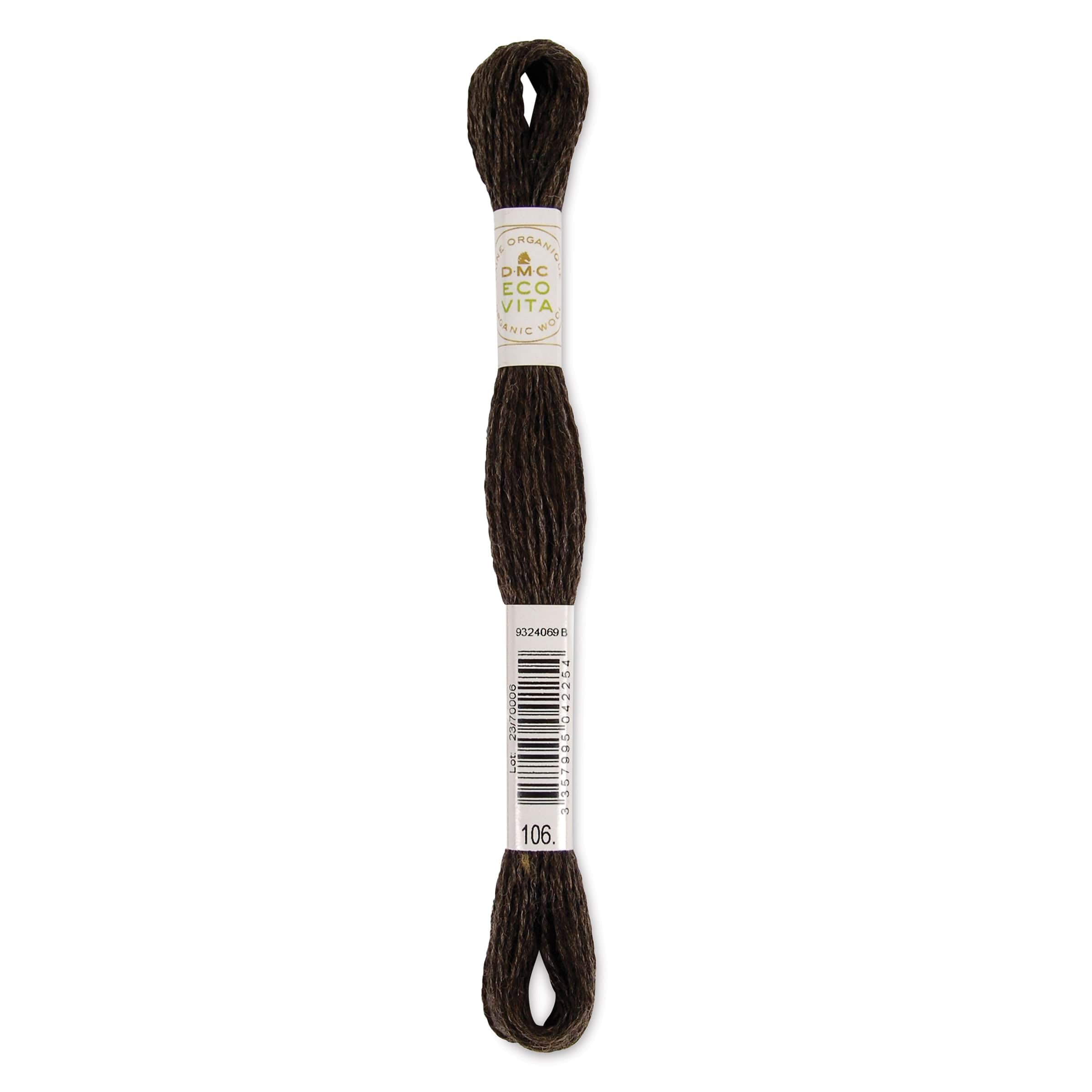 DMC - Eco Vita 100% Natural Dyed Organic Wool Thread Yarn - Colour: 106-1 x 16m Skein
