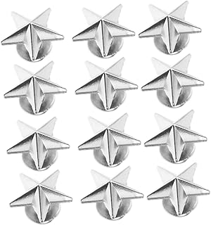 VILLFUL 50 Pçs Roupas Punk Roupas Stud Spike Punk Stud Spikes Kit Sapatos Bolsa Acessórios Stud Studs Star Punk Roupas Bolsas Studs Conjuntos De Sapatos Punk Unhas Decorativas Brincos