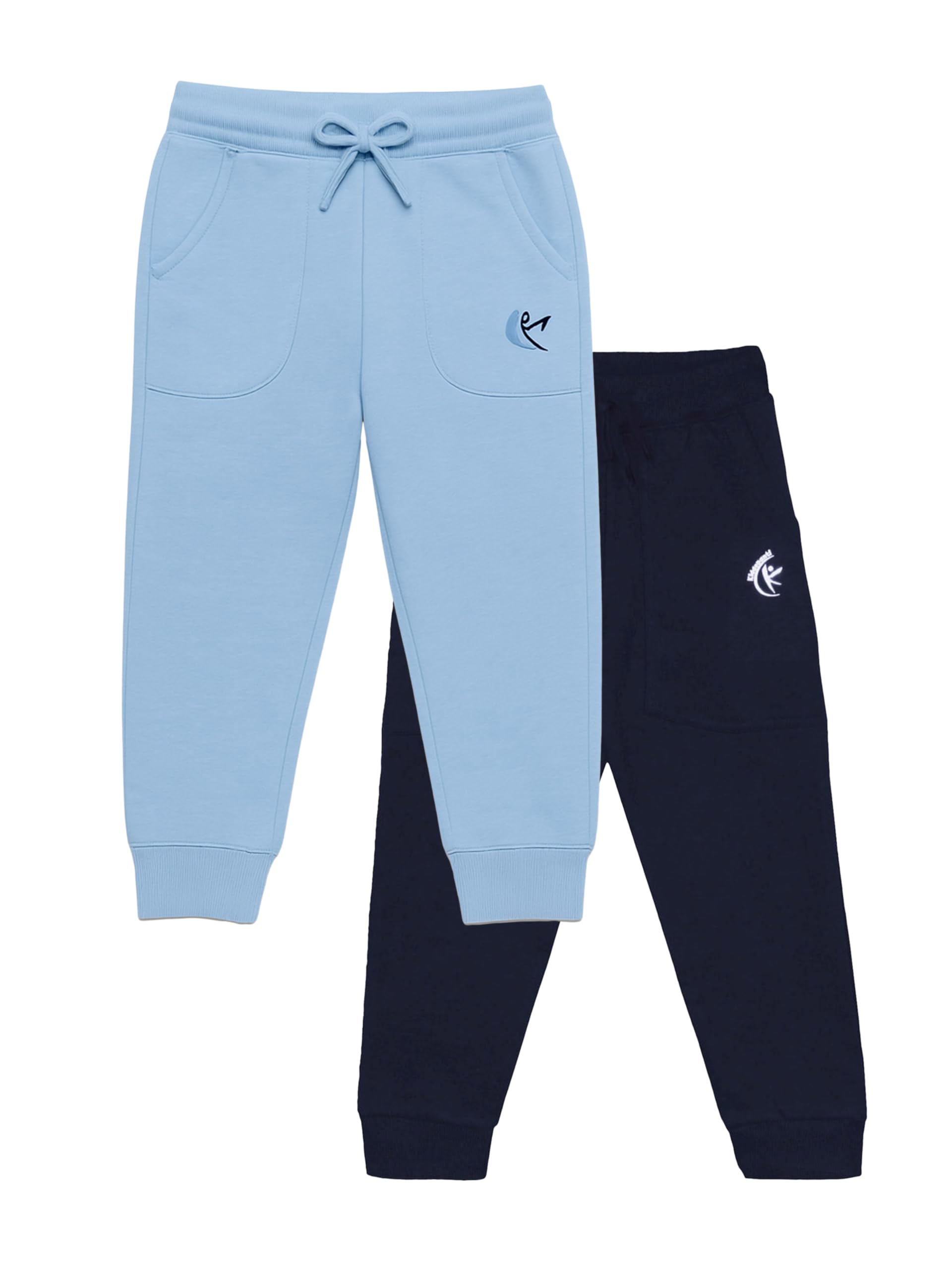 KiddoPanti Boys Solid Fleece Track Pants | Cotton Poly Fleece Fabric | Ankle Length Bottom Rib | 2 Front Patch Pocket | Elastic Waist & Drawcord | Jogger Track Pants for Boys-picture-11