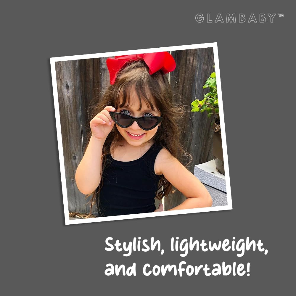 GlamBaby Kids Sunglasses for Kids - Lightweight and Comfortable Trendy Sunglasses for Children