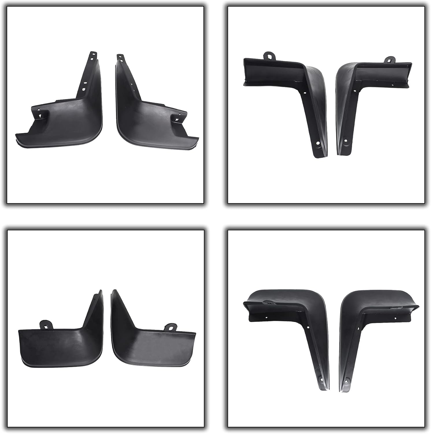 munirater 4Pcs Car Mud Flaps Splash Guard Mudguard Cover Replacement for 2014-2019 Corolla