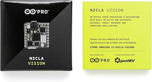 Miniatura 5 de Arduino Nicla Vision [ABX00051] - Placa de IA Compact Vision con cámara de 5MP, procesamiento de IA Edge y conectividad integrada para aplicaciones