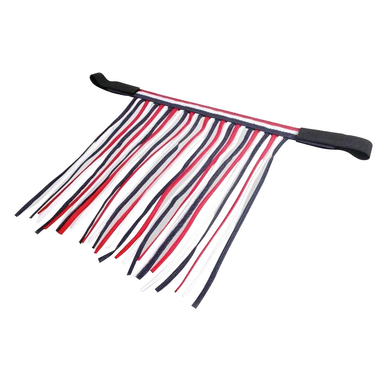 Hy Equestrian Economy Fly Fringe - Red/White/Blue