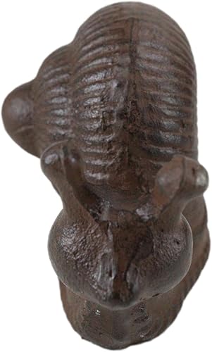 Miniatura 4 de Ebros Gift Figura rústica de caracol de molusca de hierro fundido estilo casa de campo occidental de 3.25 pulgadas de alto, decoración de rimas