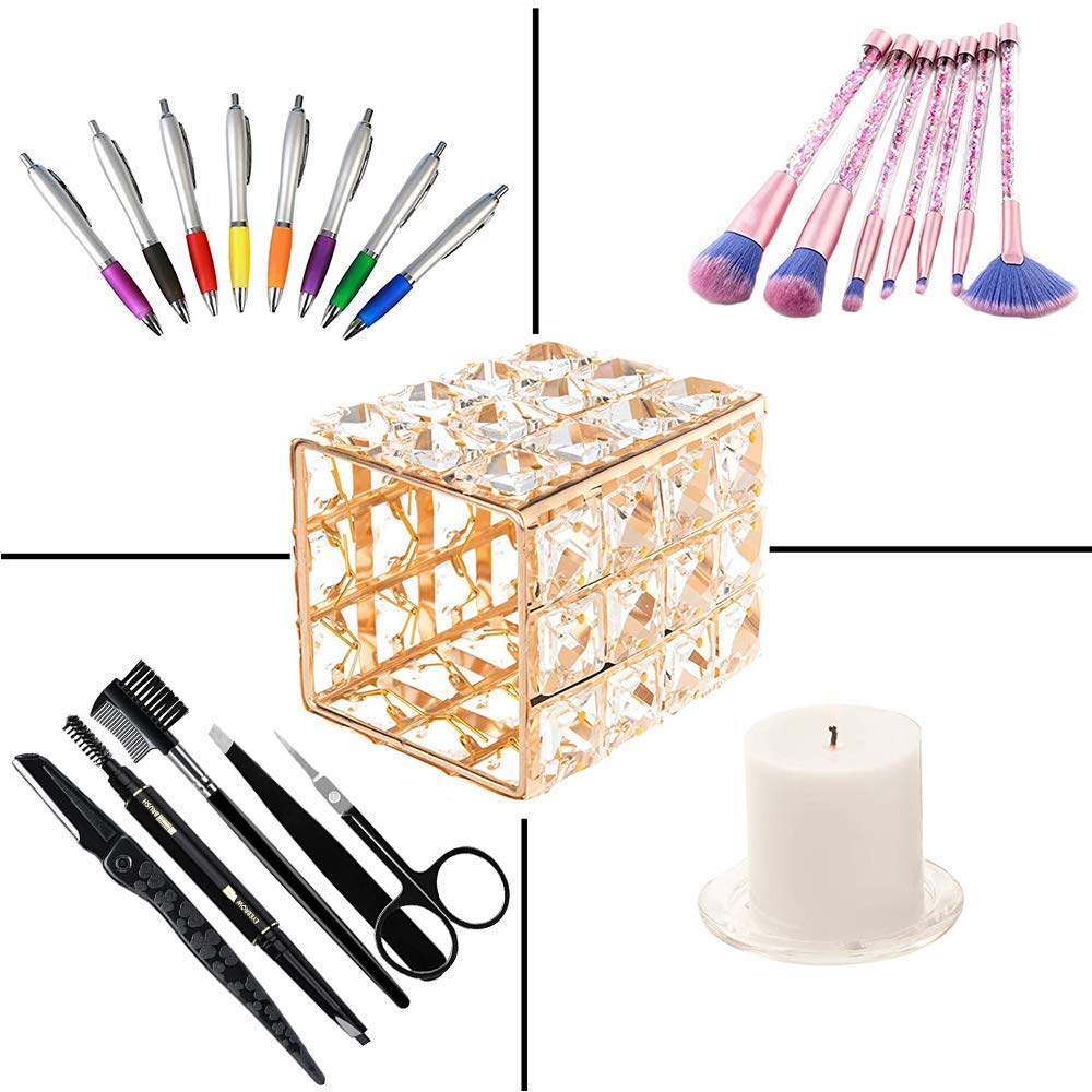 Ieron Crystal Makeup Brush Holder - Image 4