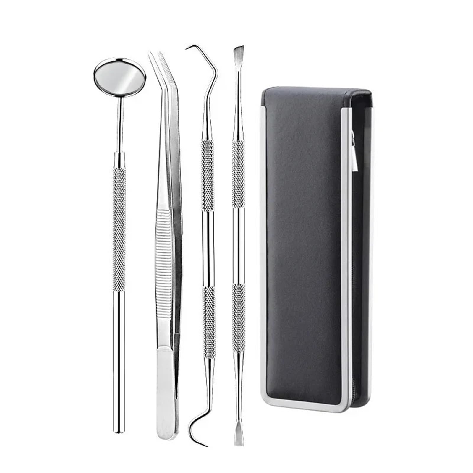Dental Care Kits 4 5 6 Pcs Stainless Steel Dental Dentist Prepared Tool Set Instruments Tweezer Hoe Sickle