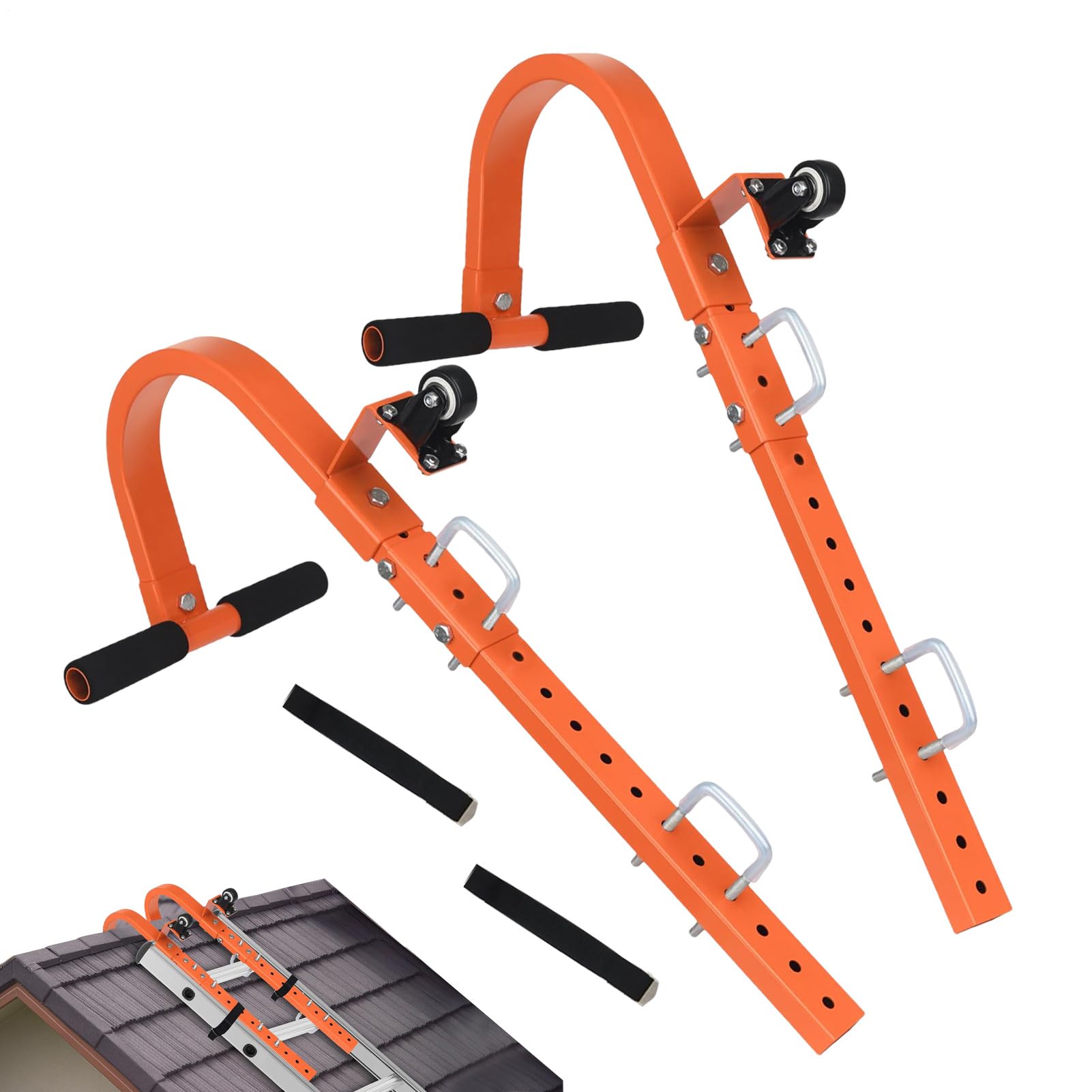 Dachhaken – Dachhaken, Stabilisator des Kopfdachs, Leiterstabilisator mit Rädern, Erweiterung des Universallenkers, Tragfähigkeit 250 kg