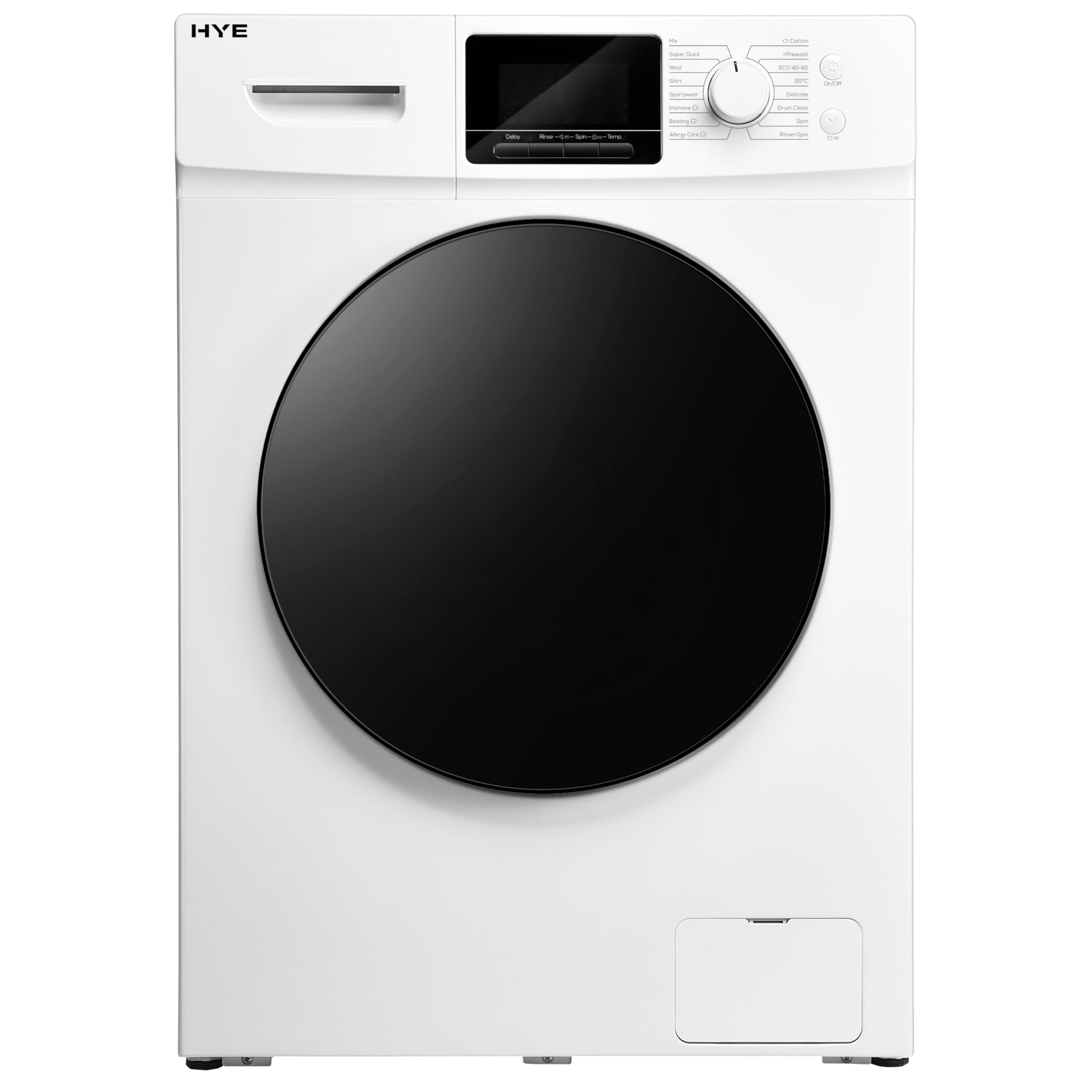 HYE Washing Machine - Washer, 10KG Drum, 1400RPM, A Energy Rating, 60CM Width, Freestanding Design, Quiet 76 dB Operation, 16 Programs, Quick & Eco Wash, Perfect For Busy Households - W0110RT14W07 — view 12