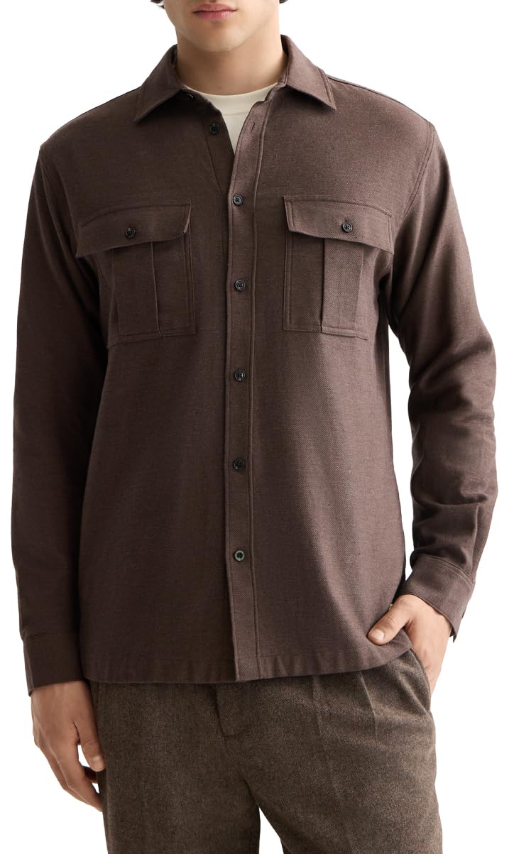 Scotch & Soda Melange Relaxed-Fit Shirt